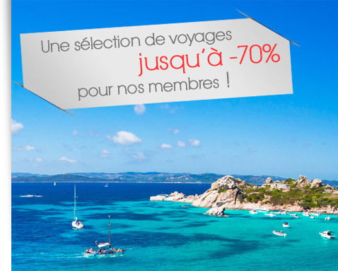 Une Sélection de voyages jusqu'à -70%