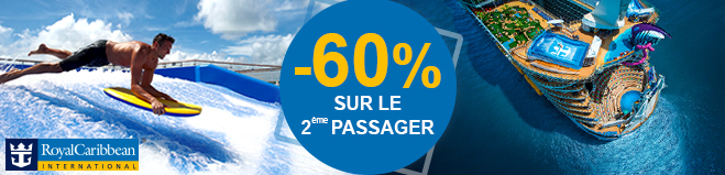 -60% sur le 2e passager avec RCCL
