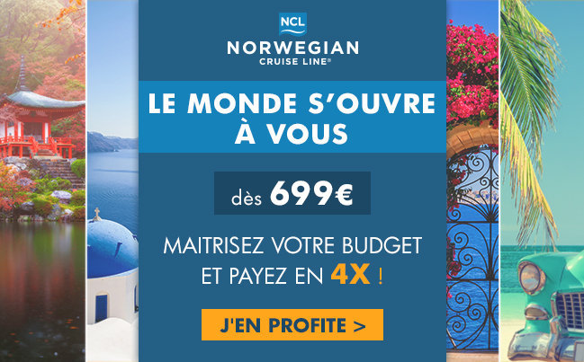 Profitez du meilleur de la compagnie Norwegian Cruise Line
