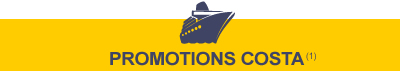 Les promotions démesurées Costa