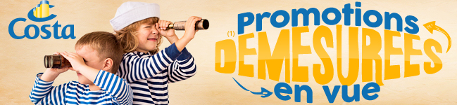 Les promotions démesurées Costa