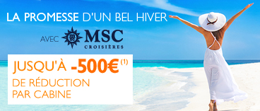 Promotions Hiver MSC !