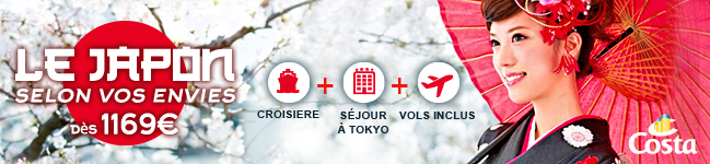 Le Japon avec Costa