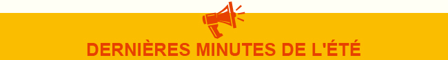 Dernières minutes de l'été