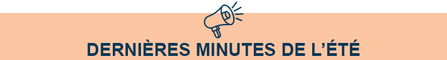 Dernières minutes de l'été