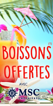 MSC vous offre les boissons