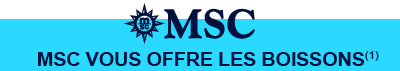 MSC vous offre les boissons