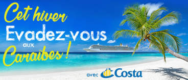 L'hiver aux Caraïbes avec Costa