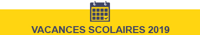 Vacances scolaires 2019