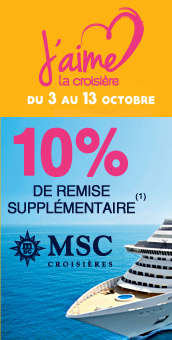 J'aime la croisière avec MSC